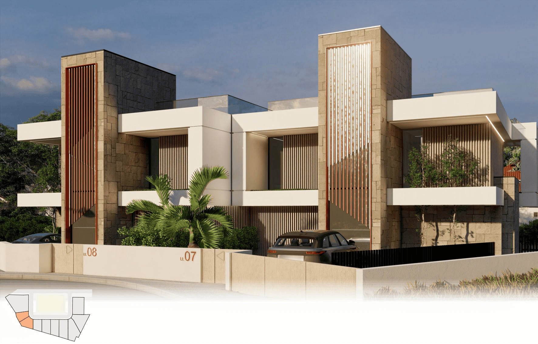 Spacious living areas in modern villa Loulé Algarve